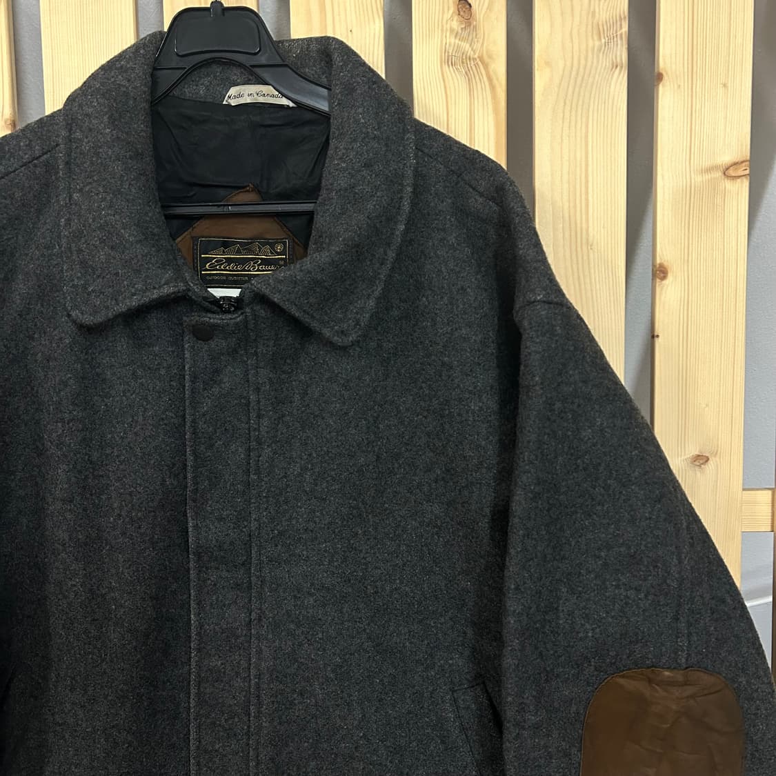 (XL) 80s 에디바우어 울 자켓 상품이미지2