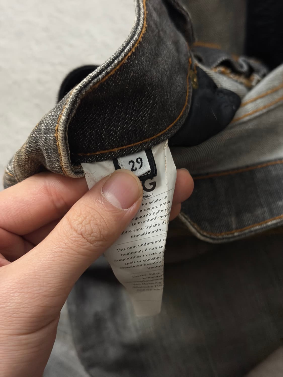 돌체앤가바나 데님팬츠 상품이미지5