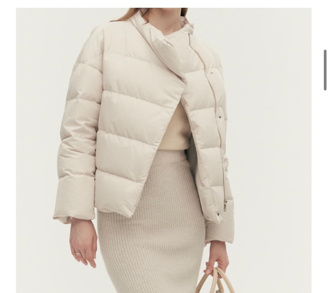 Sie 숏패딩 아이보리 상품이미지3