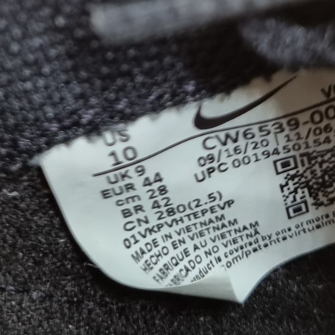 나이키 코트레거시 캔버스 스니커즈280 상품이미지6