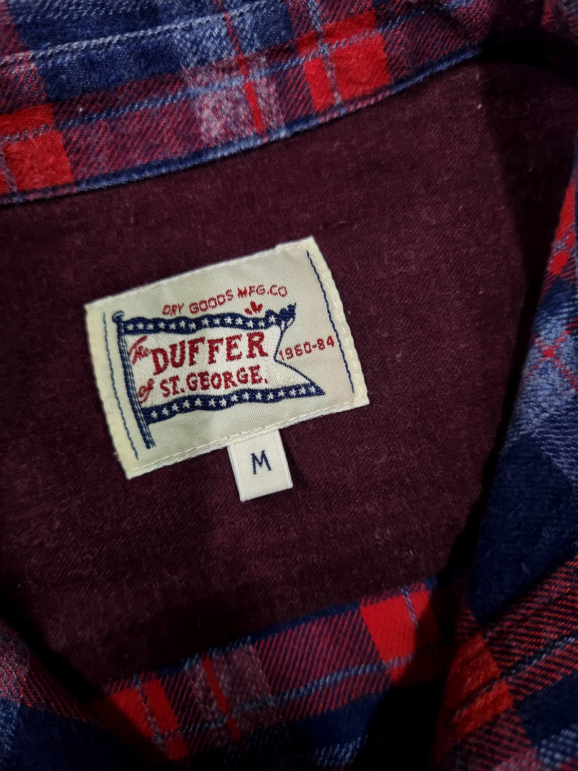The DUFFER of St.GEORGE 체크 플란넬 셔츠 상품이미지5