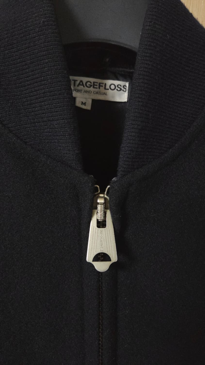 (착샷) 헤리티지플로스 레더 바시티 자켓 상품이미지5