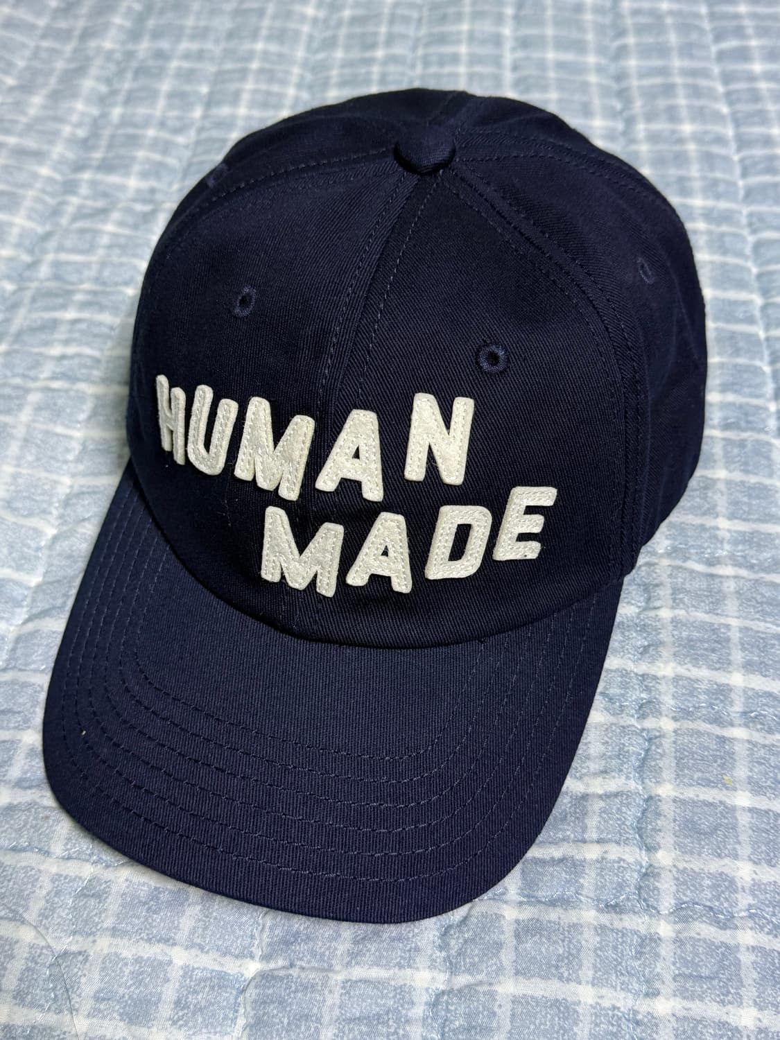 휴먼 메이드 6 패널 트윌 캡 네이비 모자 상품이미지2