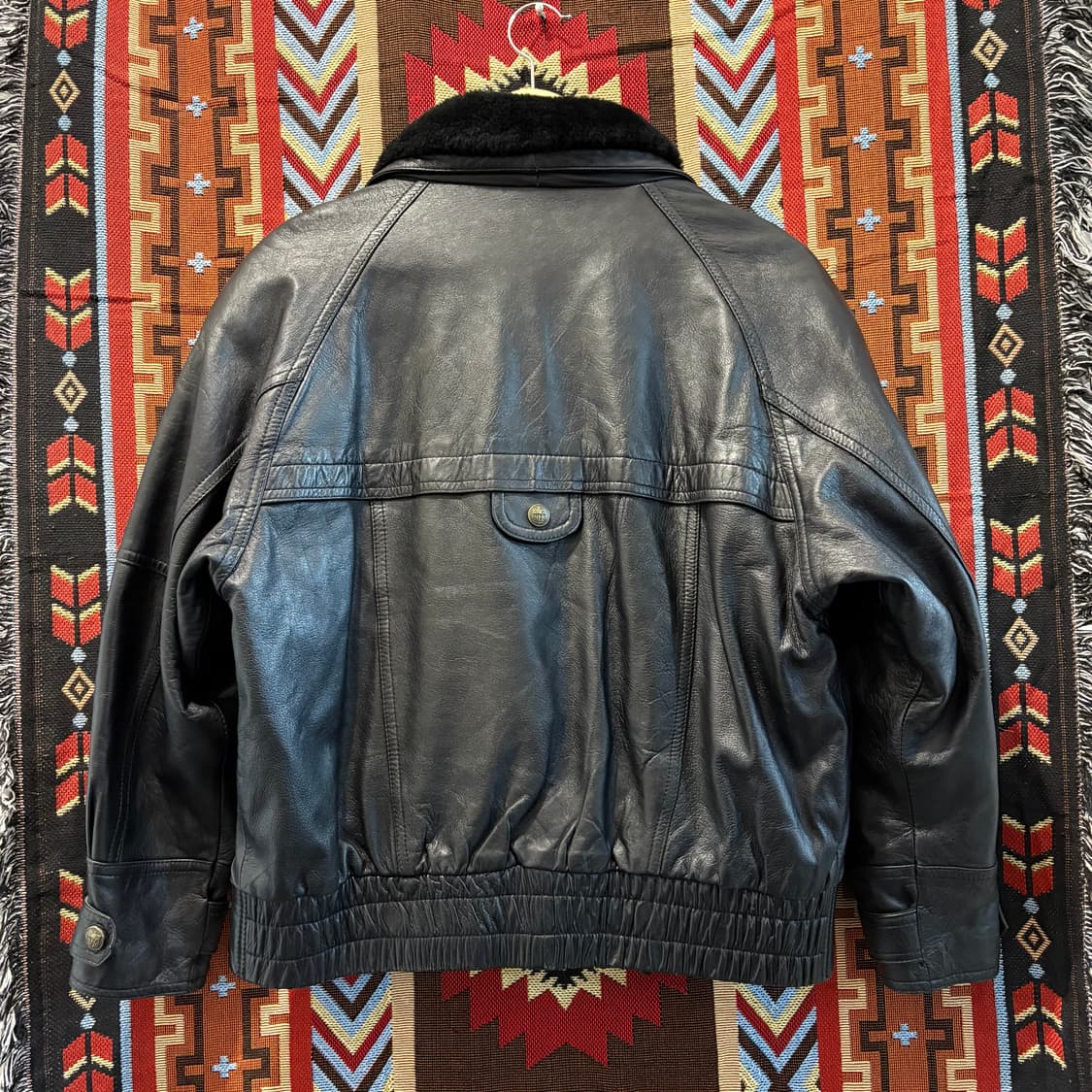 NFL버튼 양가죽 빈티지 자켓 상품이미지2