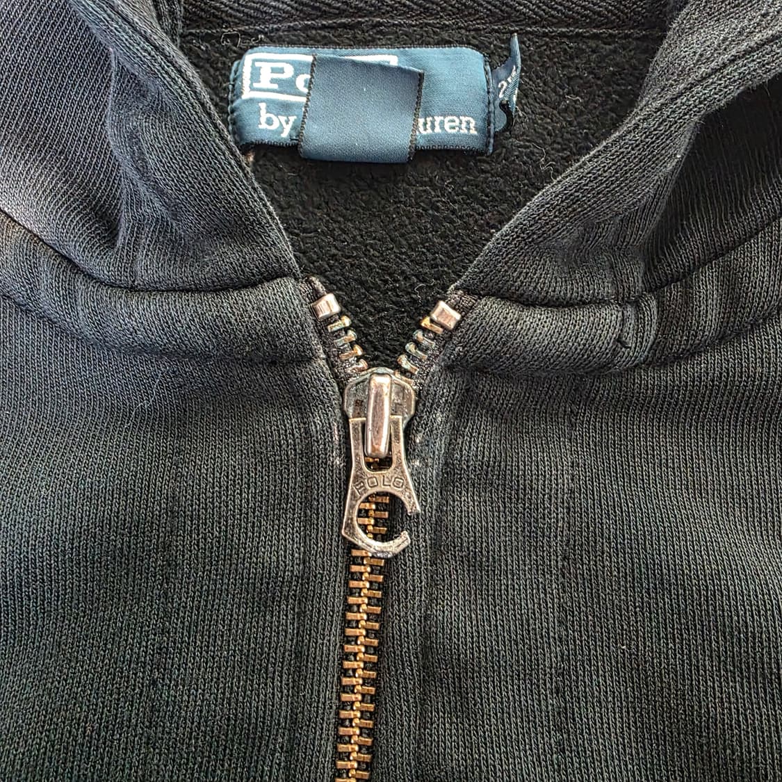 [2XB] 00s 빈티지 올드 폴로 랄프로렌 후드 써멀 트래쉬드 후드집업 상품이미지4