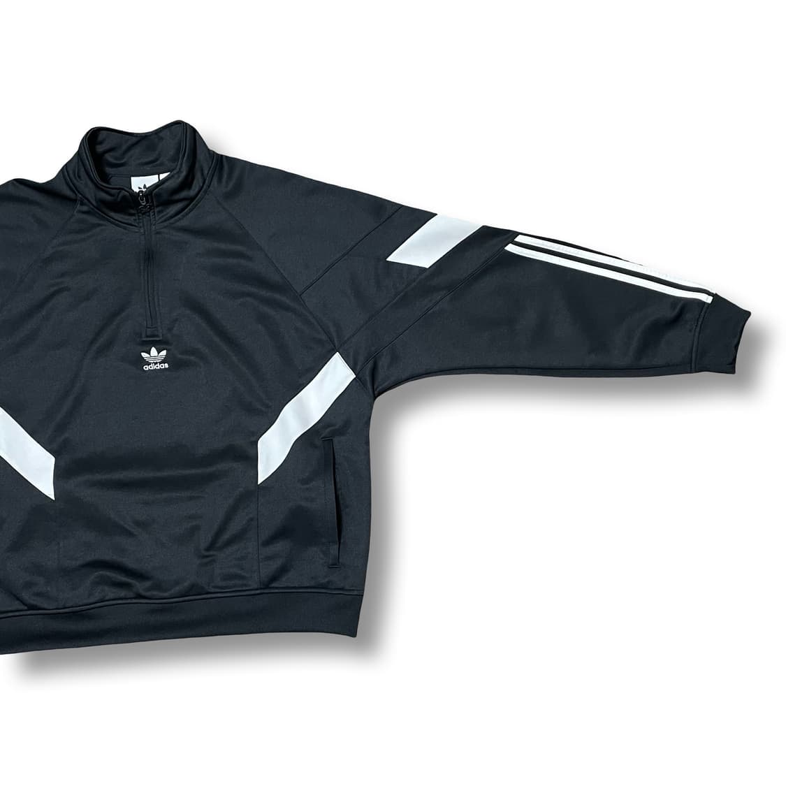 [XL] 아디다스 블랙 트랙 하프집업 하프져지 민트급 상품이미지2