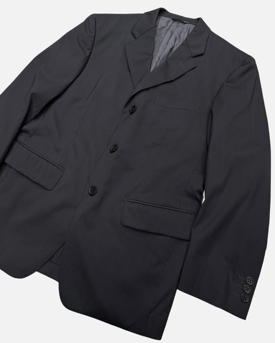 charcoal wool nylon blazer 상품이미지2