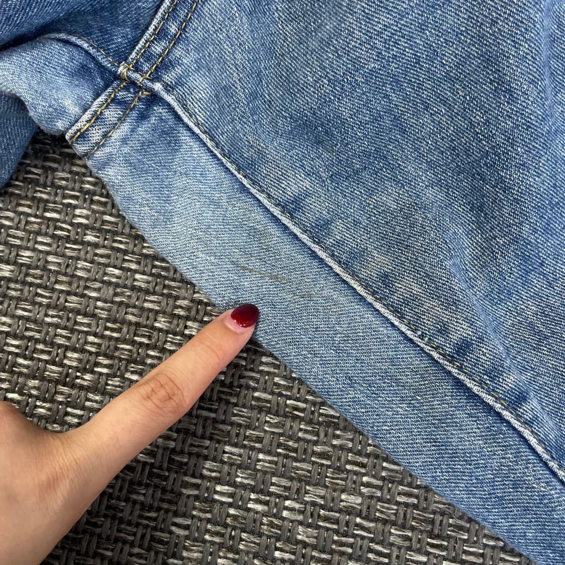 (밴딩) 쉬인 연청 투버튼 벌룬핏 팬츠 4XL 상품이미지5