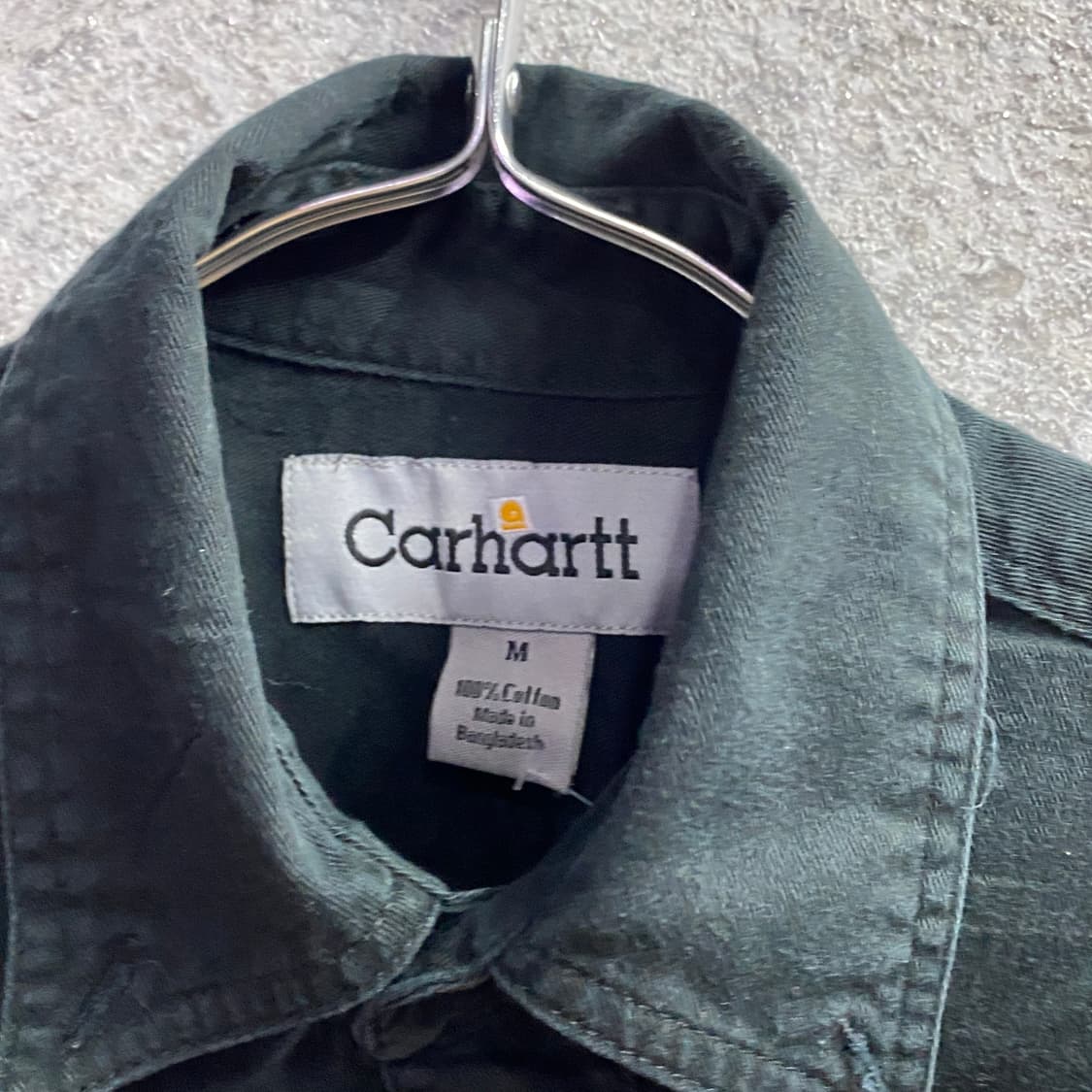 칼하트 패치로고 투포켓 블랙 셔츠 B3160 상품이미지3