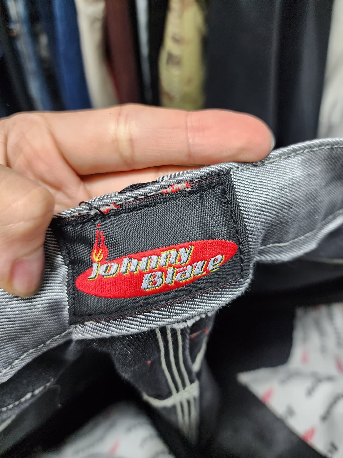 쟈니블레이즈 실버 카고 와이드 팬츠 상품이미지8