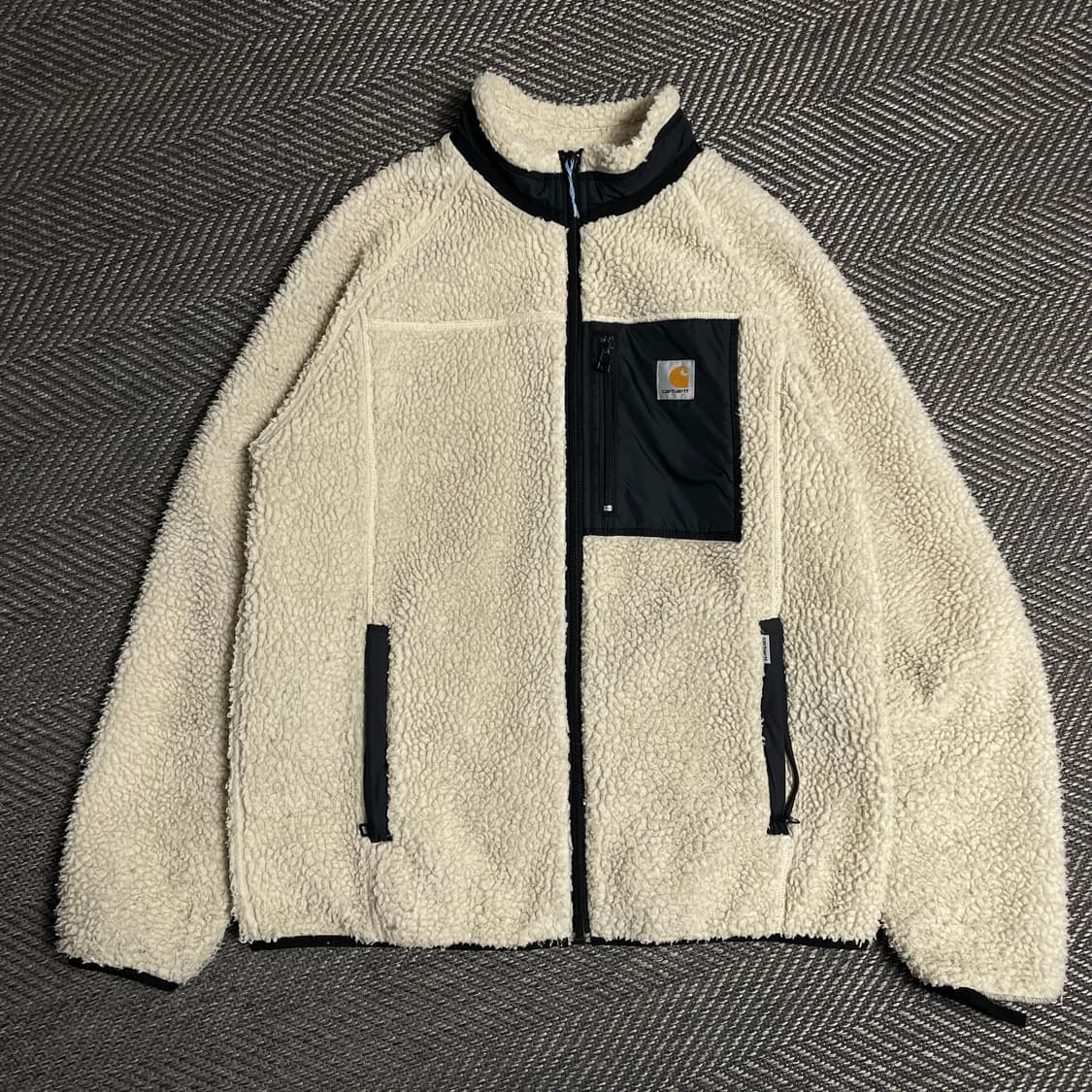 칼하트 WIP 패치 로고 쉐르파 플리스 자켓y 5161 상품이미지2