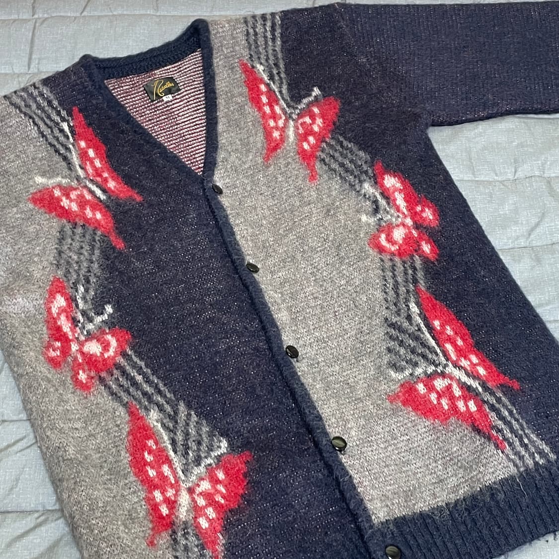 니들스 모헤어 빠삐용 가디건 상품이미지2