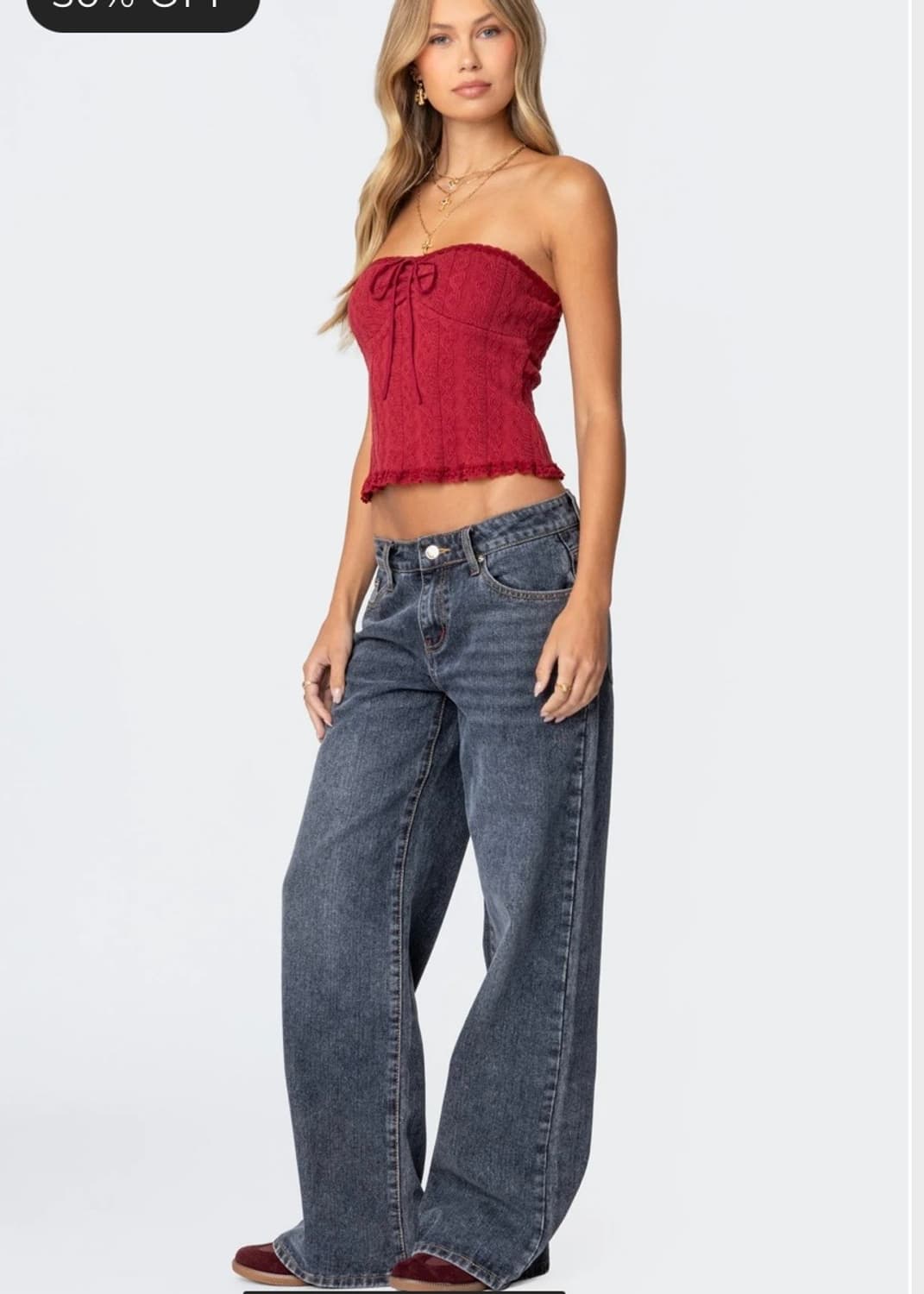 Ace Low Rise Baggy Jeans 상품이미지1