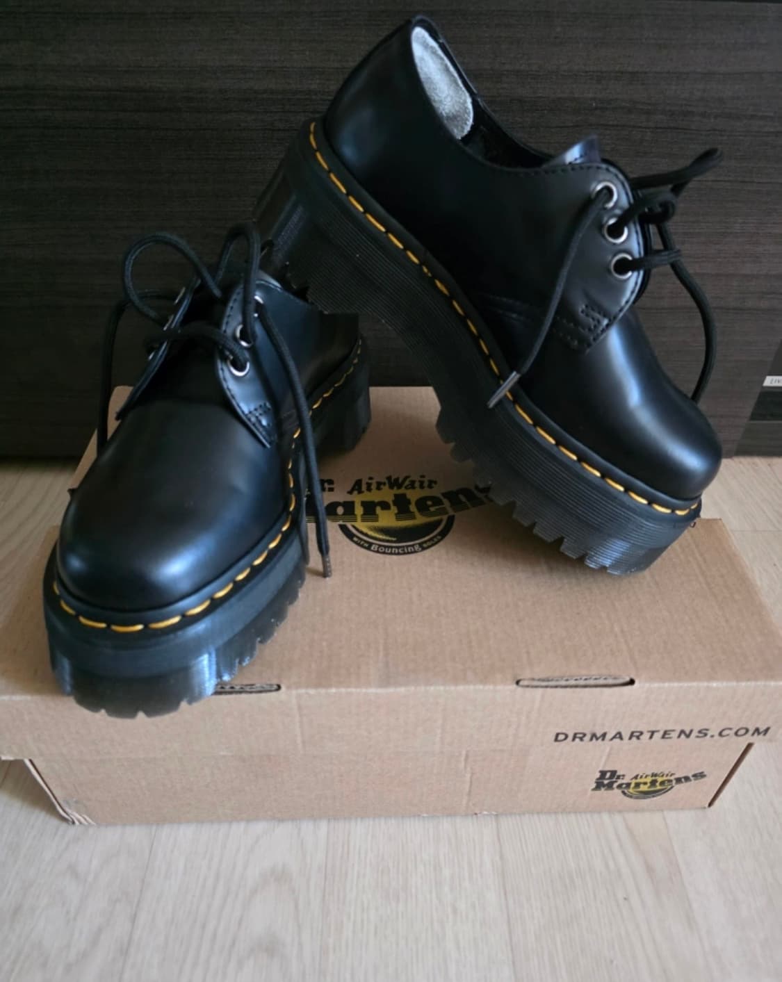 닥터마틴 1461 쿼드 블랙 UK3 상품이미지1