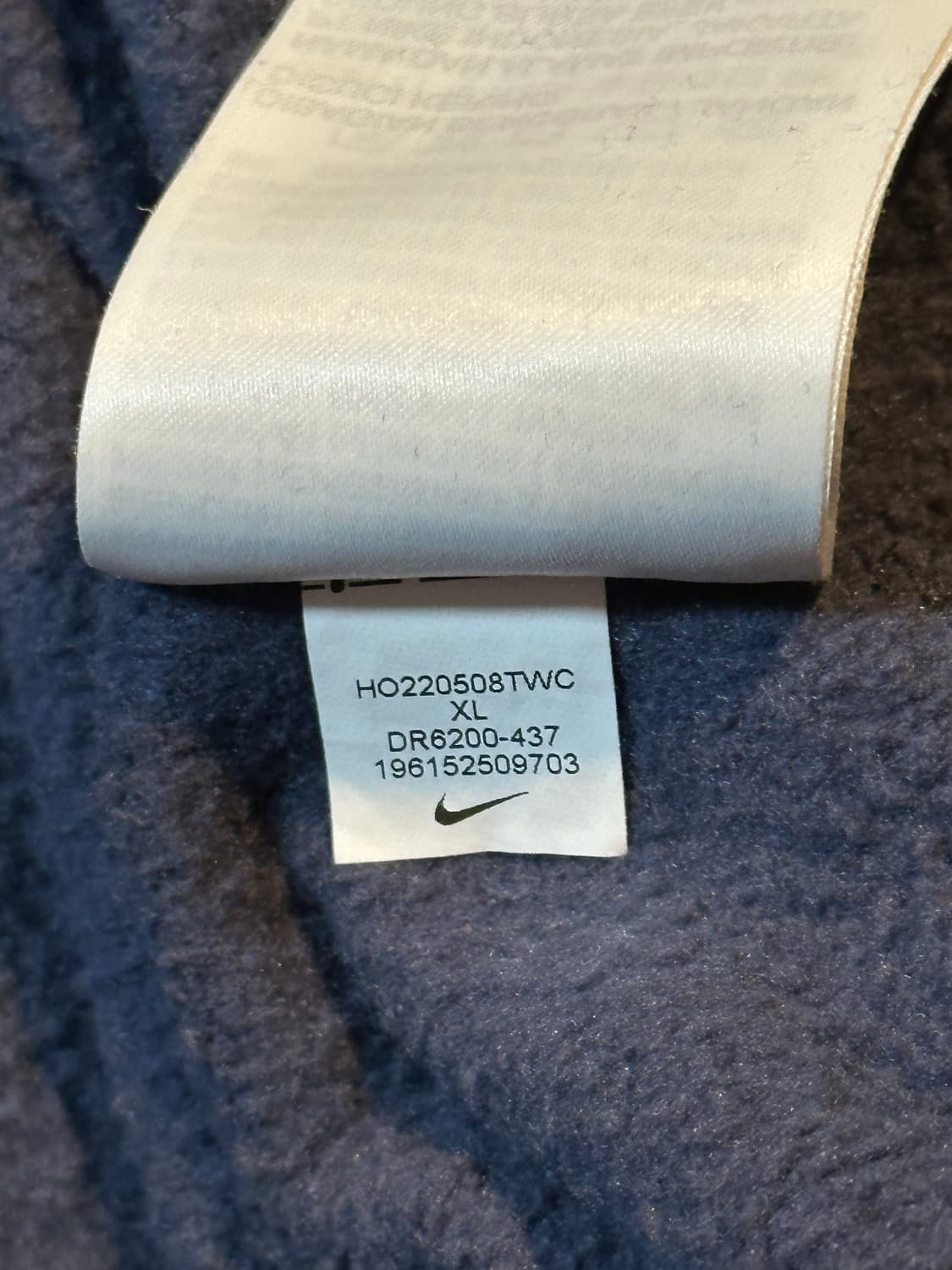 나이키 신형 더블 빅스우시 후드티 블루 상품이미지8