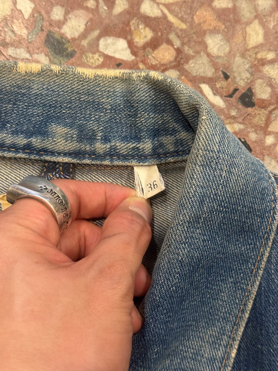 60s Wrangler 124MJ 데님 자켓 (36~38) 상품이미지7