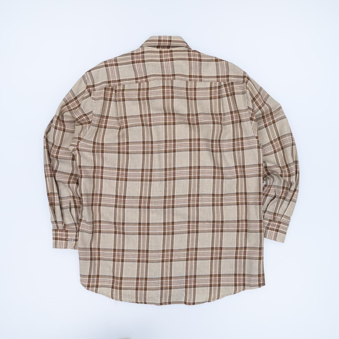 100 입생로랑 YSL 로고 포켓 플레이드 체크 셔츠 4177 상품이미지2