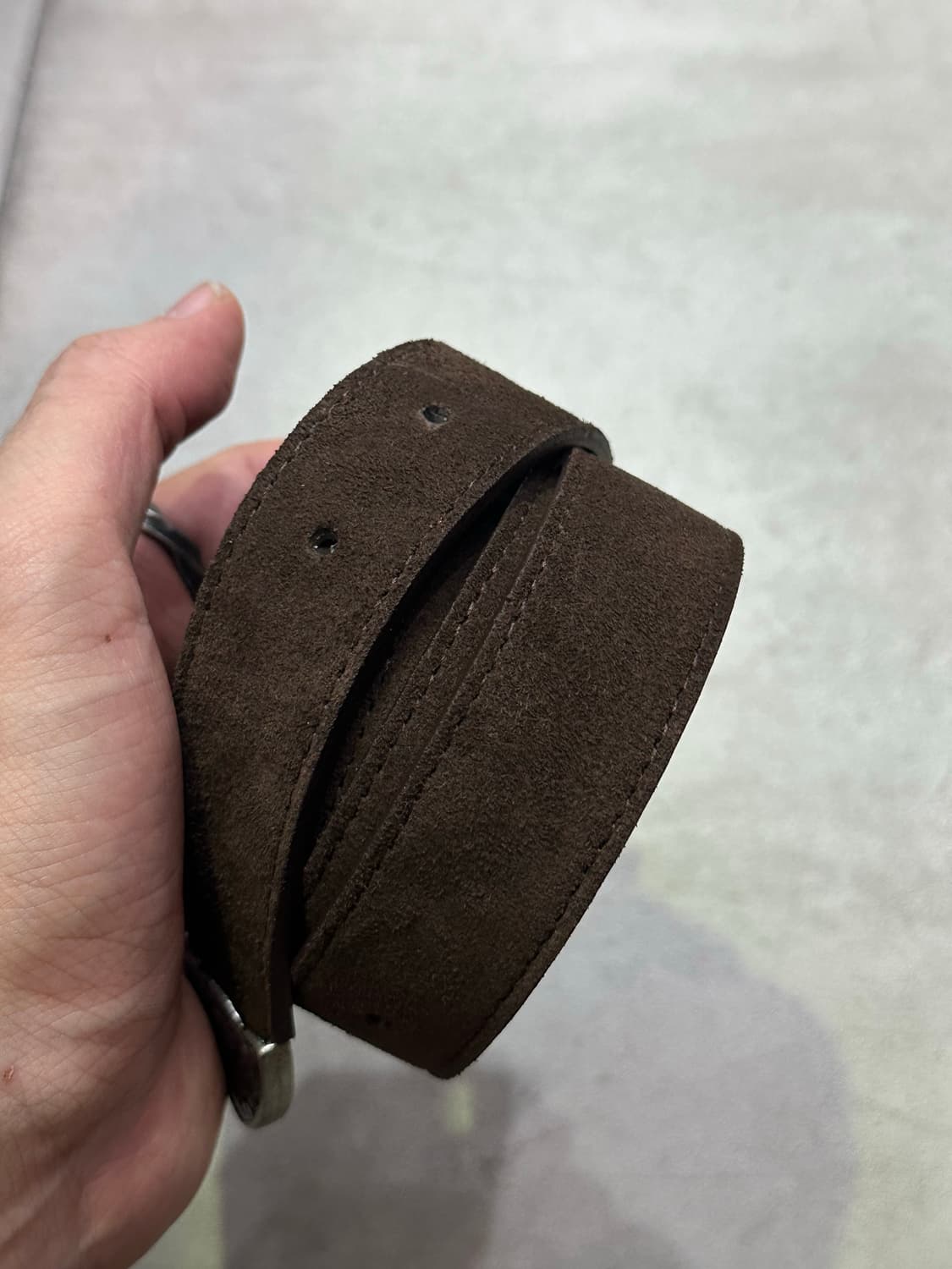 Suede western belt - 스웨이드 웨스턴 벨트 BR 상품이미지2