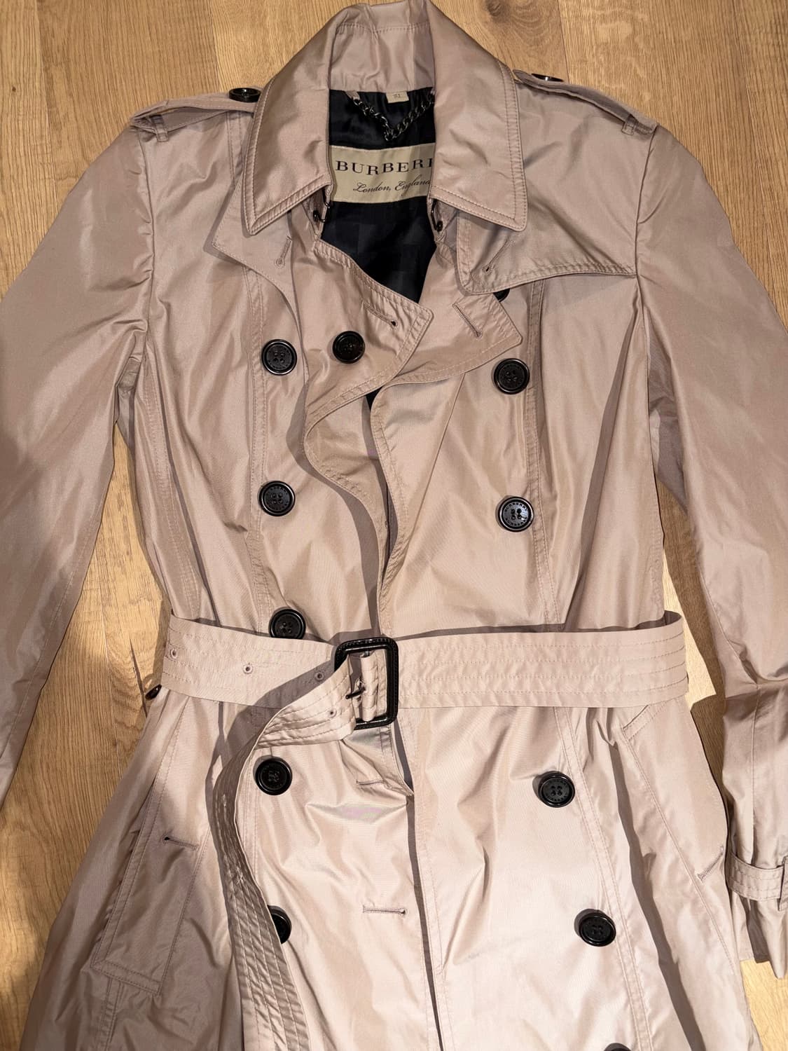 버버리 인디핑크 롱 코트 상품이미지2