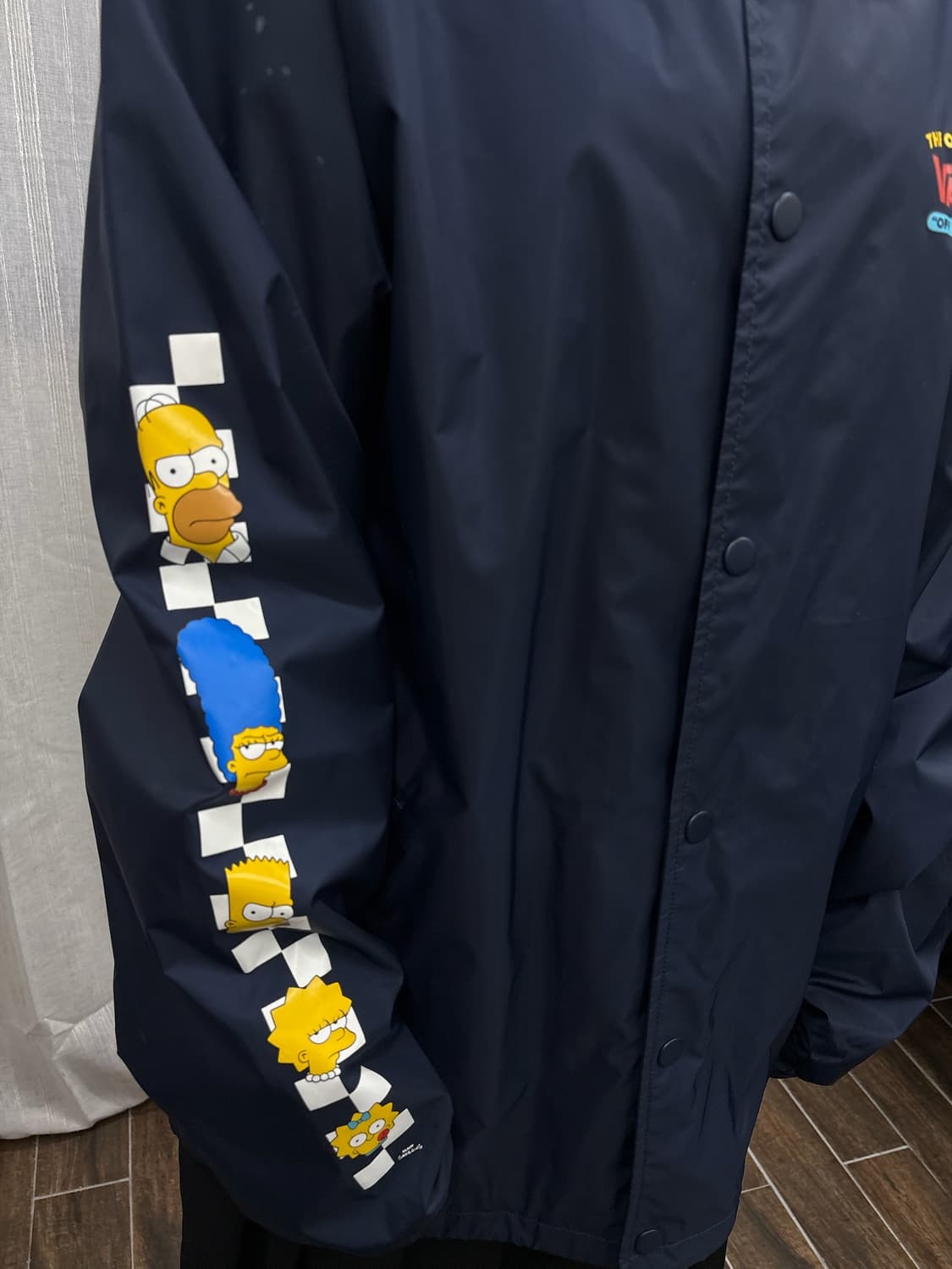 VANS 반스 심슨 리미티드 에디션 코치 자켓 상품이미지2