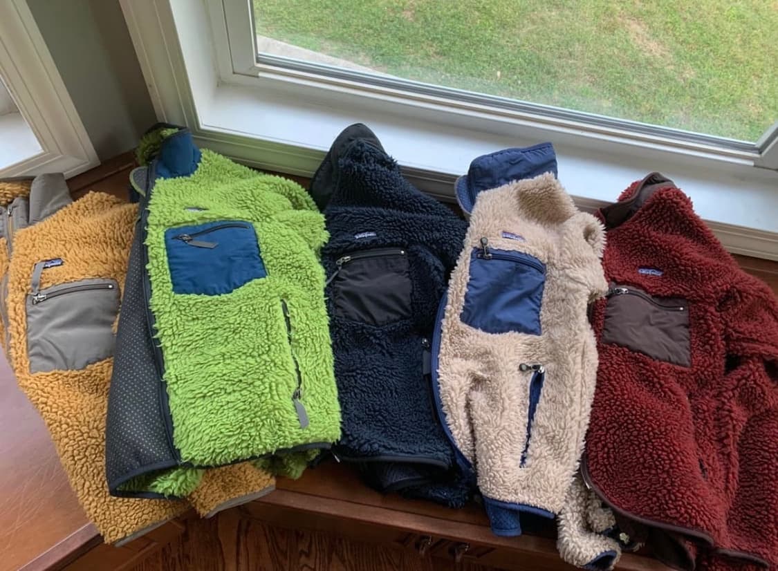 [XL] 파타고니아 빈티지 딥파일 그린컬러 상품이미지6