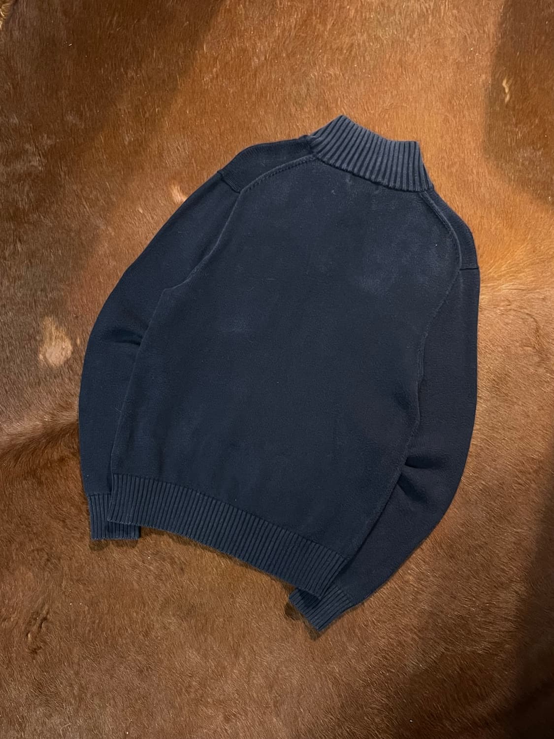 폴로 랄프로렌 포니로고 하프 버튼 니트 상품이미지3