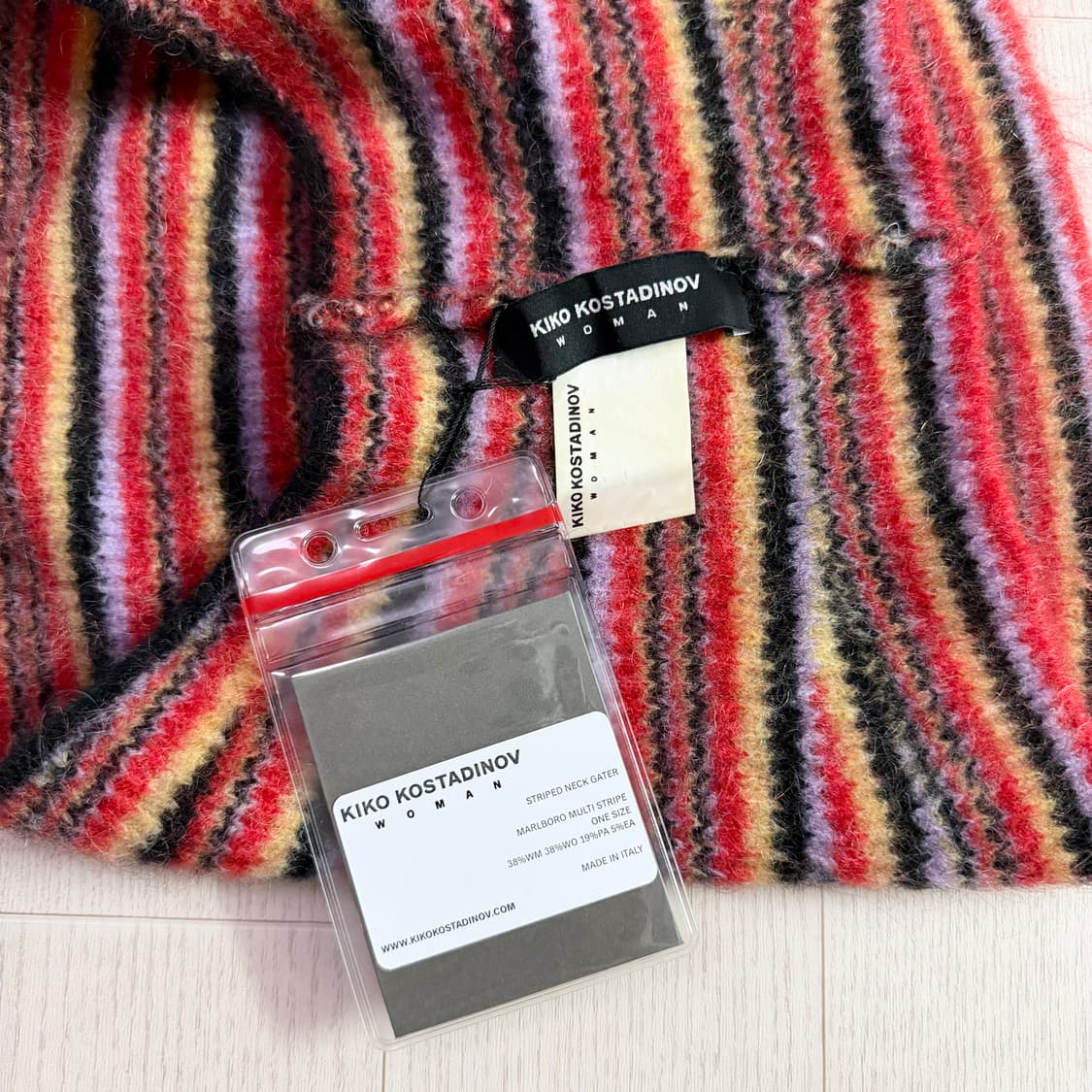 키코 코스타디노브 스트라이프 넥게이터 상품이미지2