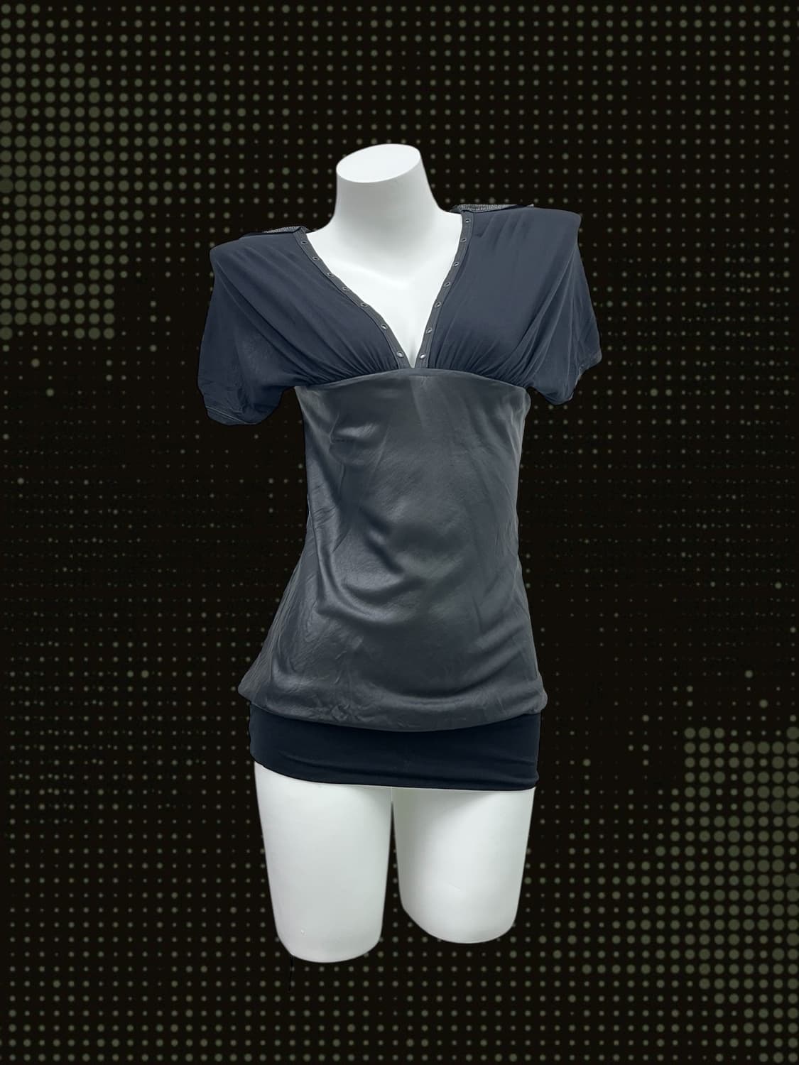 'SALVAGE' draped lace-up one piece 상품이미지6