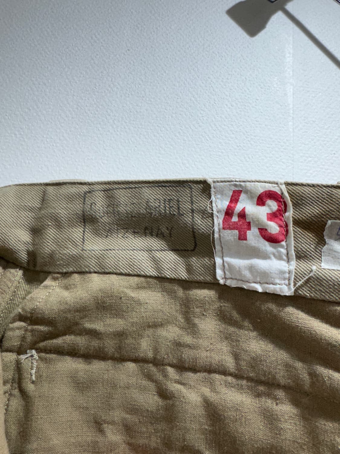 50s 프랑스군 M-52 치노 팬츠 상품이미지5