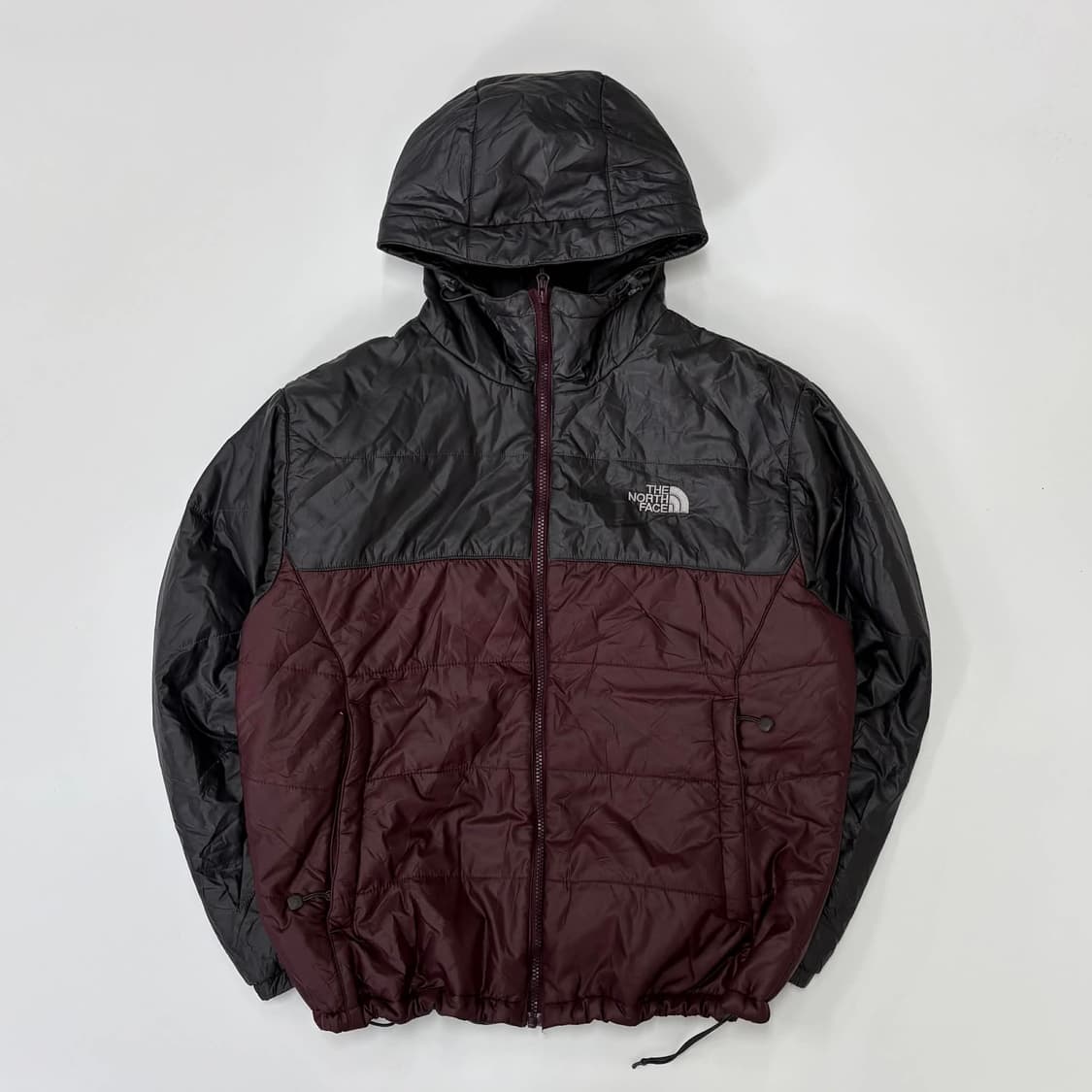 노스페이스 배색 경량 후드 패딩 자켓 점퍼(100) 상품이미지2