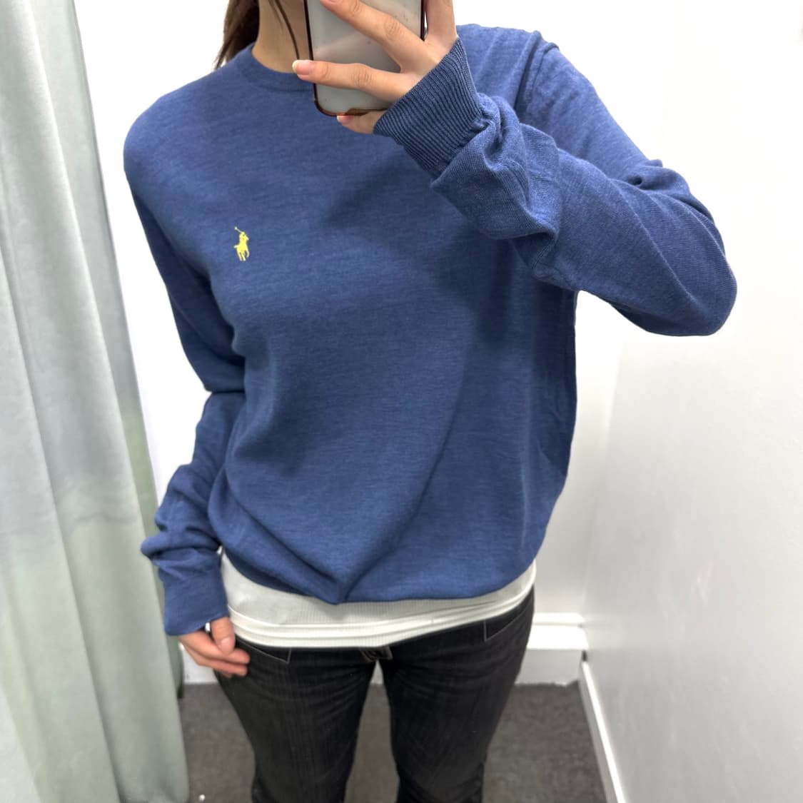 폴로 블루 니트  상품이미지2