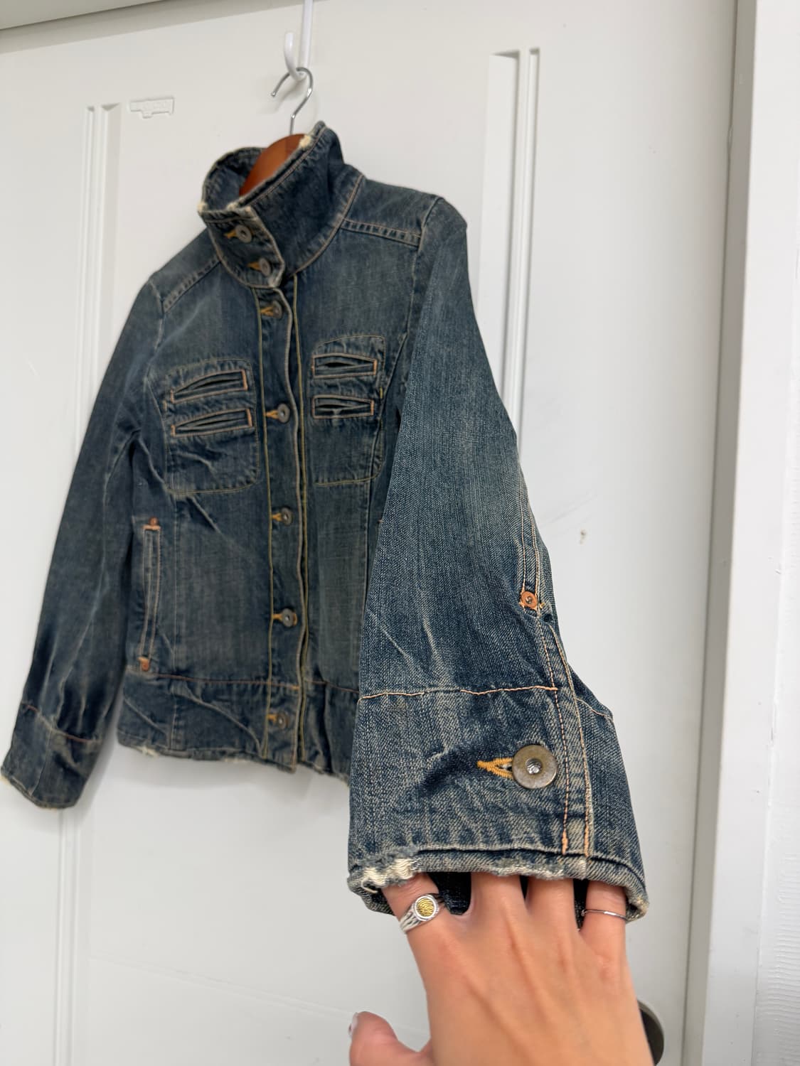 일본빈티지 블루블루 빈티지 데님자켓 상품이미지7