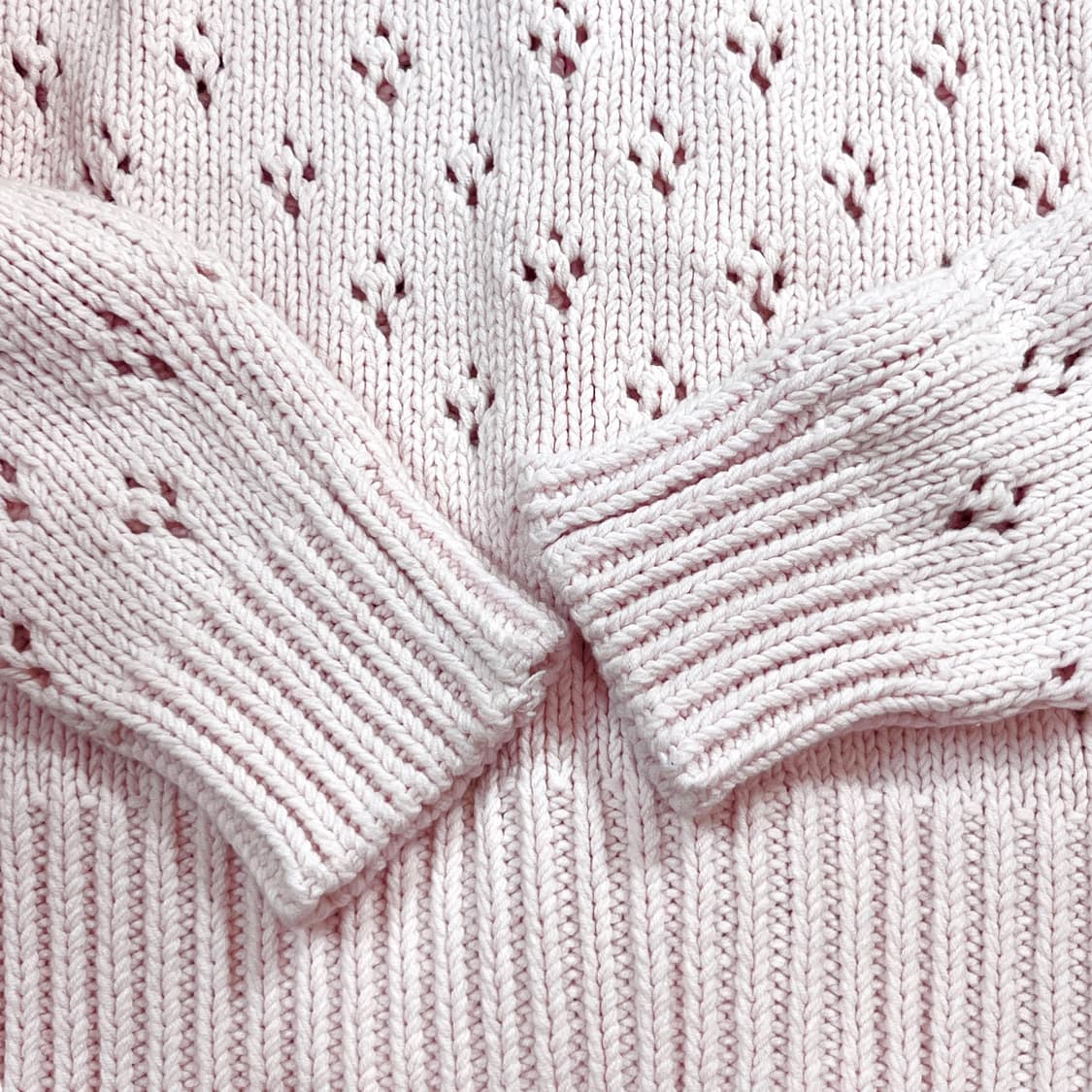 Glowny 나오미 펀칭 가디건 핑크 상품이미지4