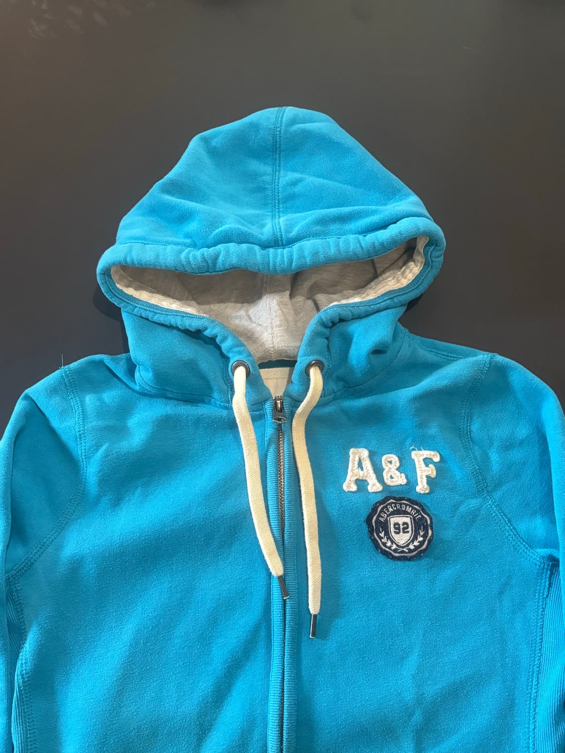 아베크롬비 후드집업 블루 M 상품이미지2