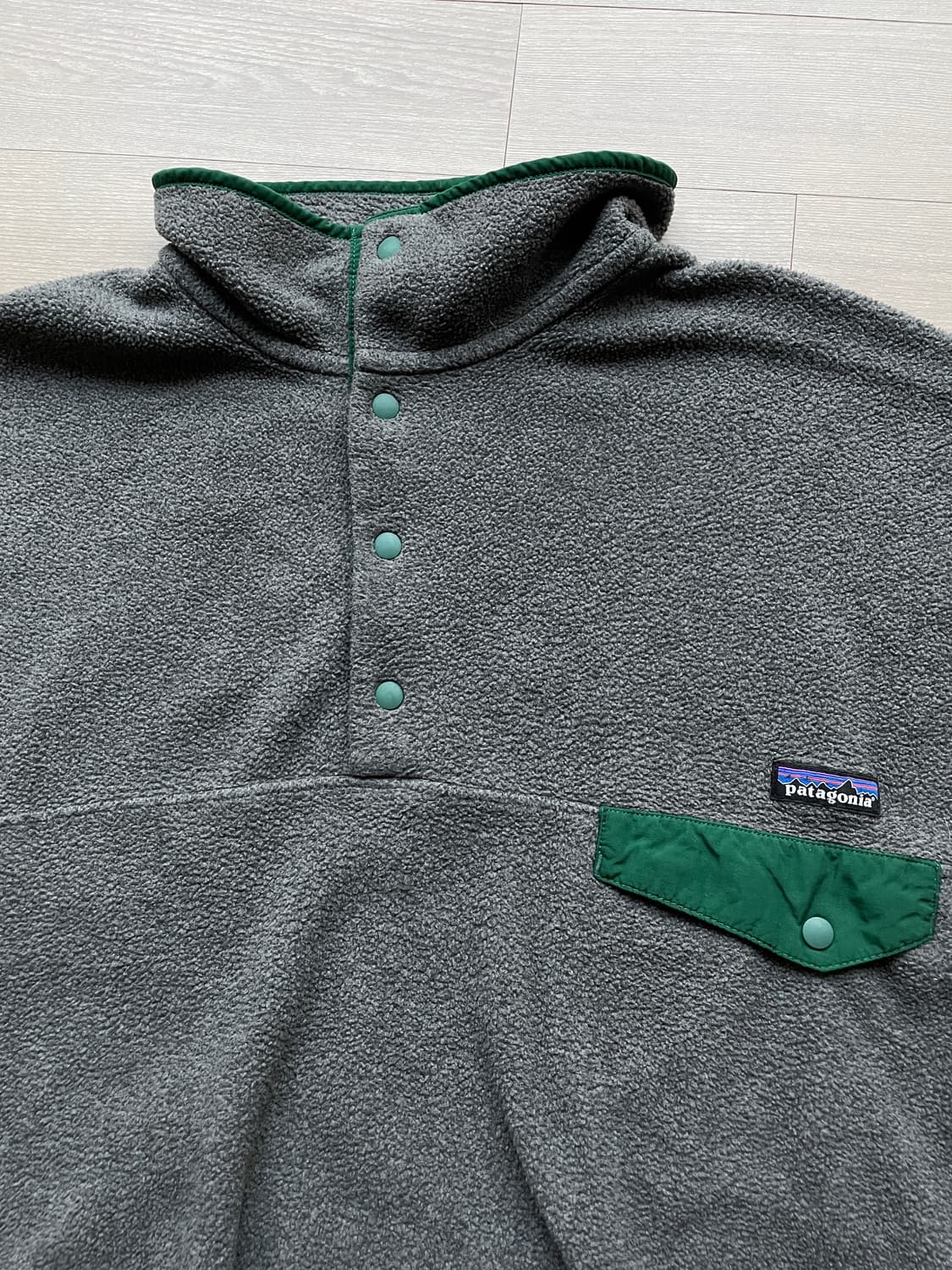 파타고니아 신칠라 니켈 그레이 그린 rare patagonia 빈티지 상품이미지4