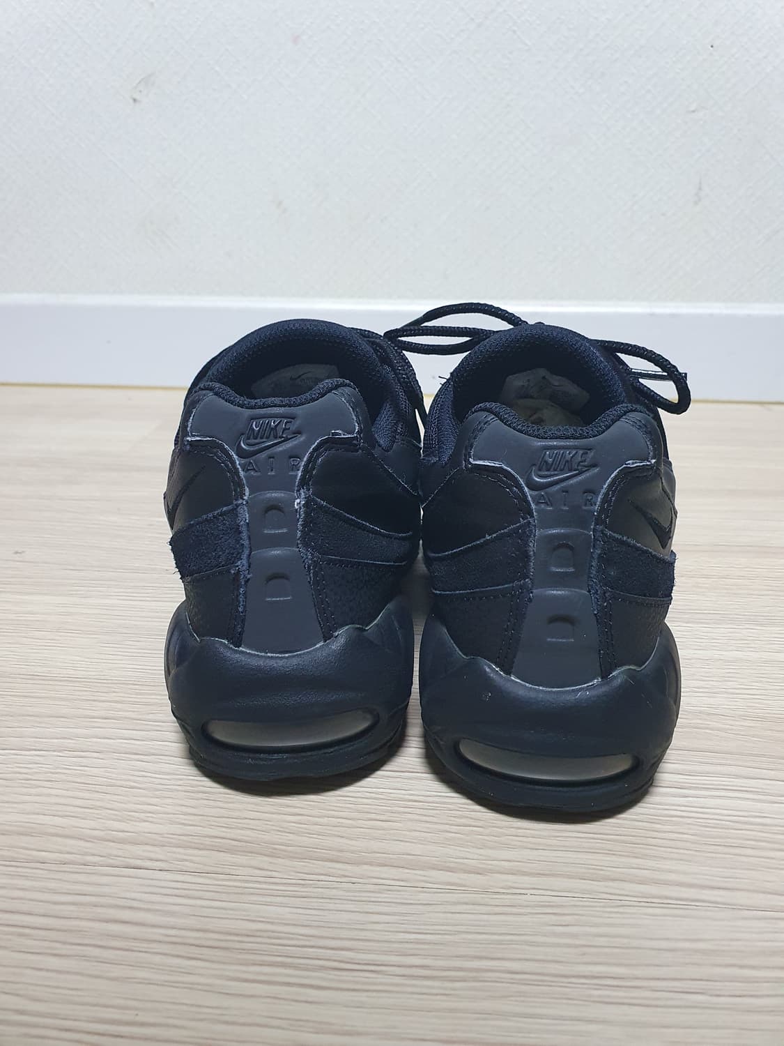나이키 에어맥스 95 올블랙 운동화 275 상품이미지5