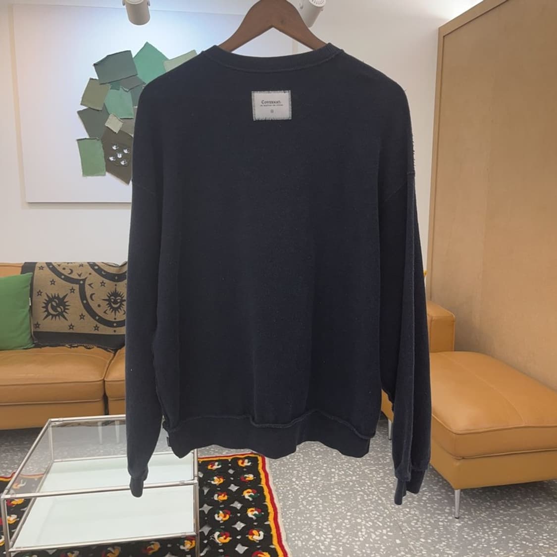 커버낫 아이비 리버스 올드스쿨  키치 빅로고 맨투맨 M C07385 상품이미지4