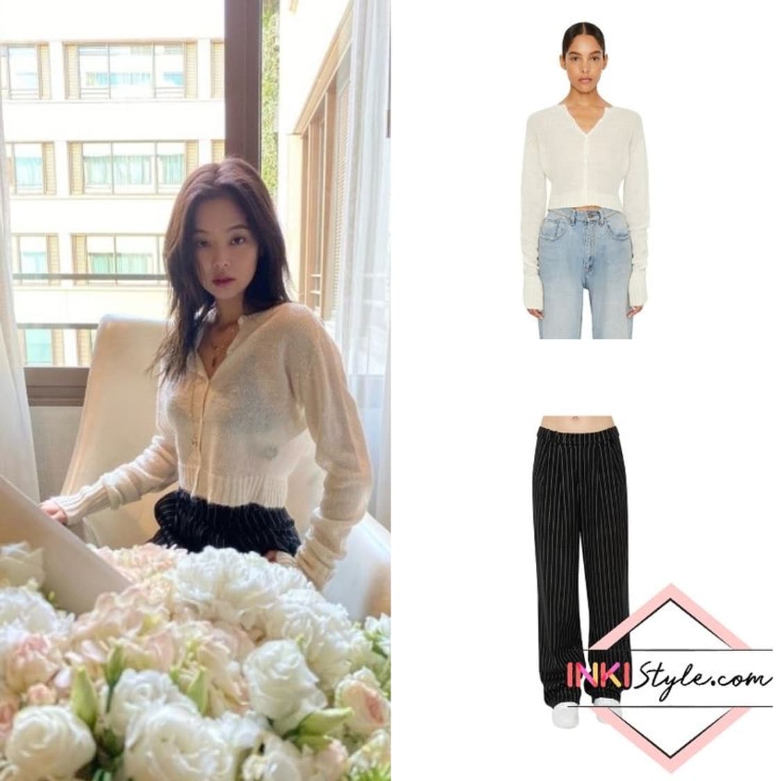 Danielle Guizio Mohair Cardigan (로제 착용) 상품이미지3