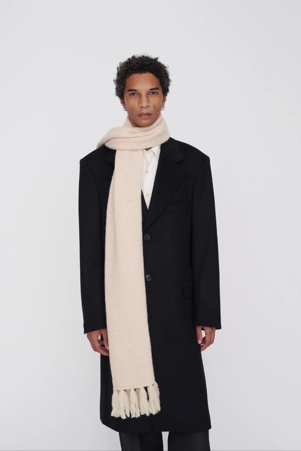 아워레가시/ 니트 머플러 카멜 퍼지 알파카/ Free 상품이미지5