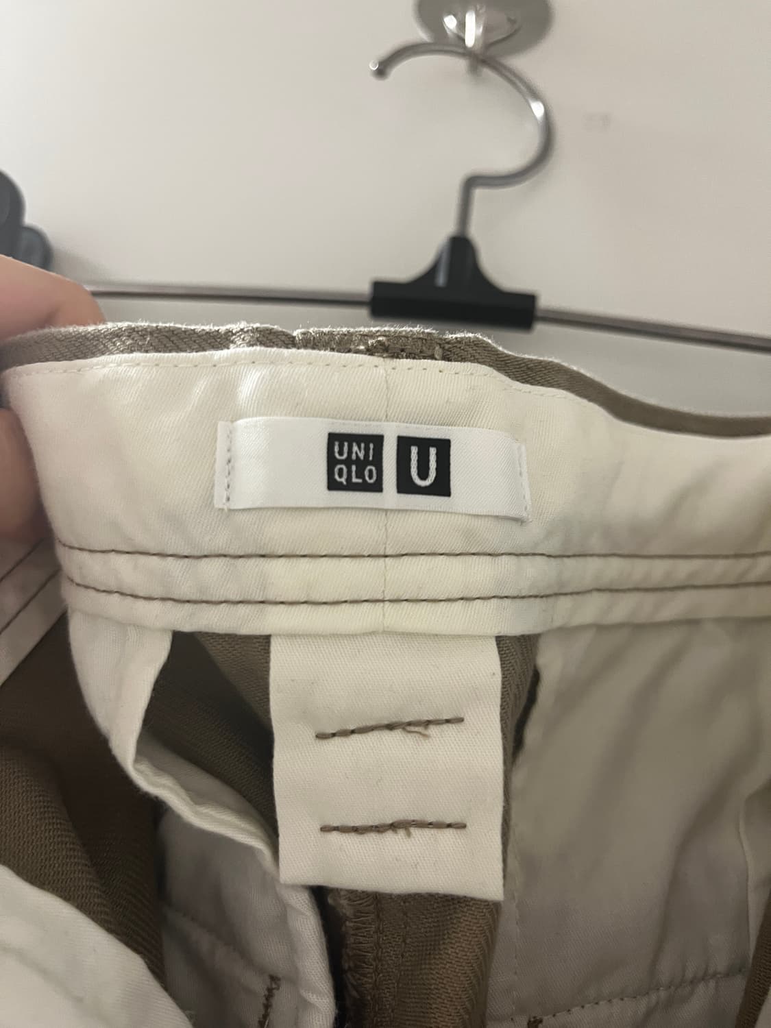 유니클로 U 와이드핏치노팬츠 상품이미지4
