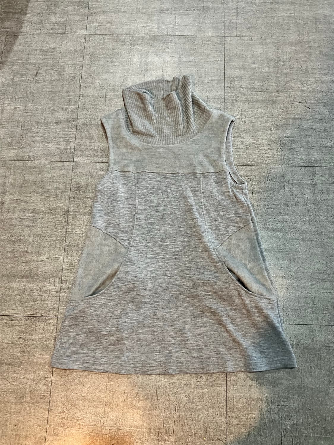 일본빈티지 Vsaison 하구미모리걸 할메카지 울 폴라원피스 상품이미지1