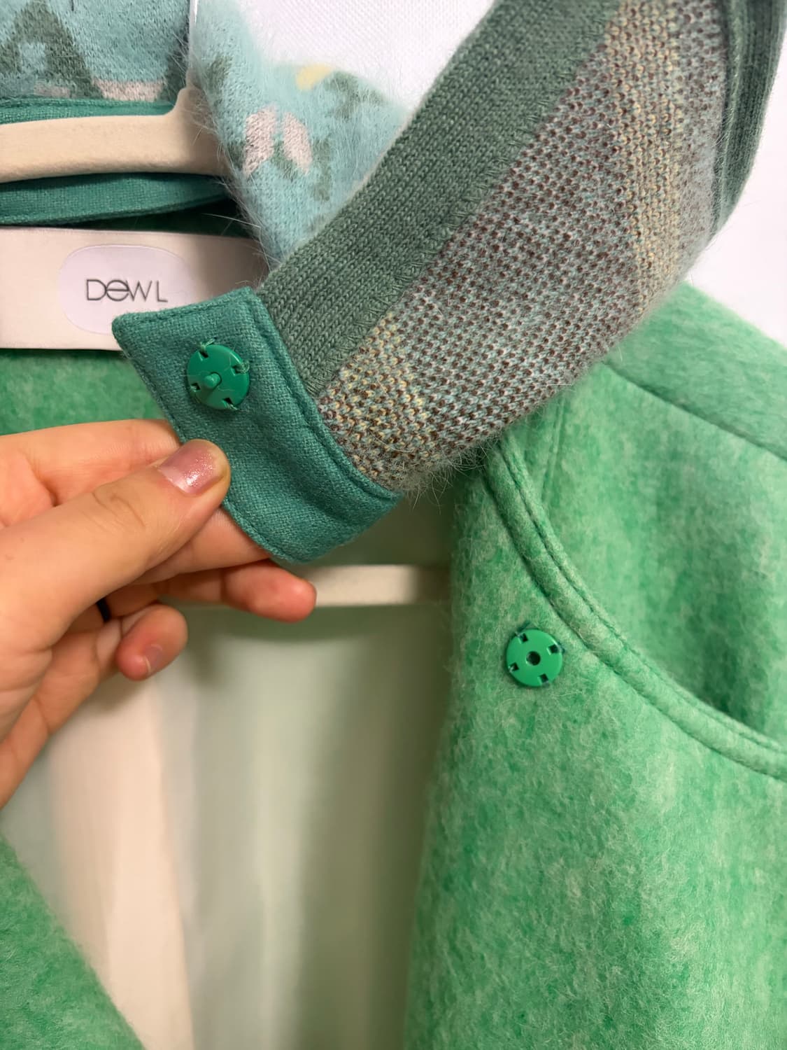 그린 숏코트 상품이미지4