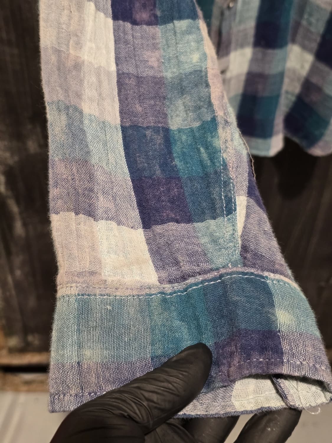 00s Seven7 Jeans Checkered Shirt 상품이미지3