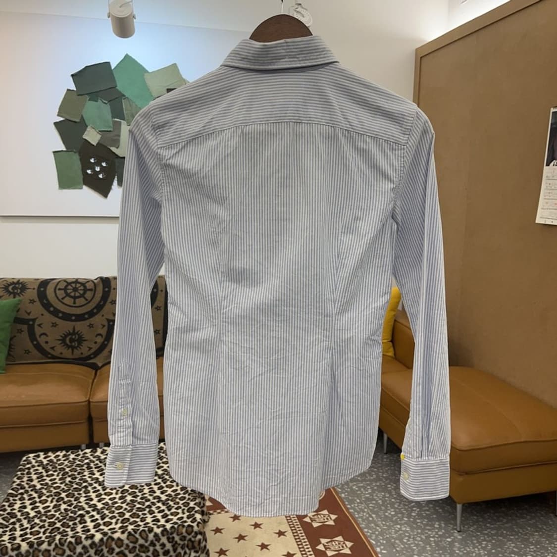 폴로 랄프로렌 빈티지 스트라이프 옥스포드 셔츠 XS C09043 상품이미지4