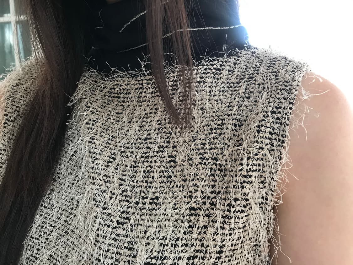 vintage fur sleeveless 상품이미지6