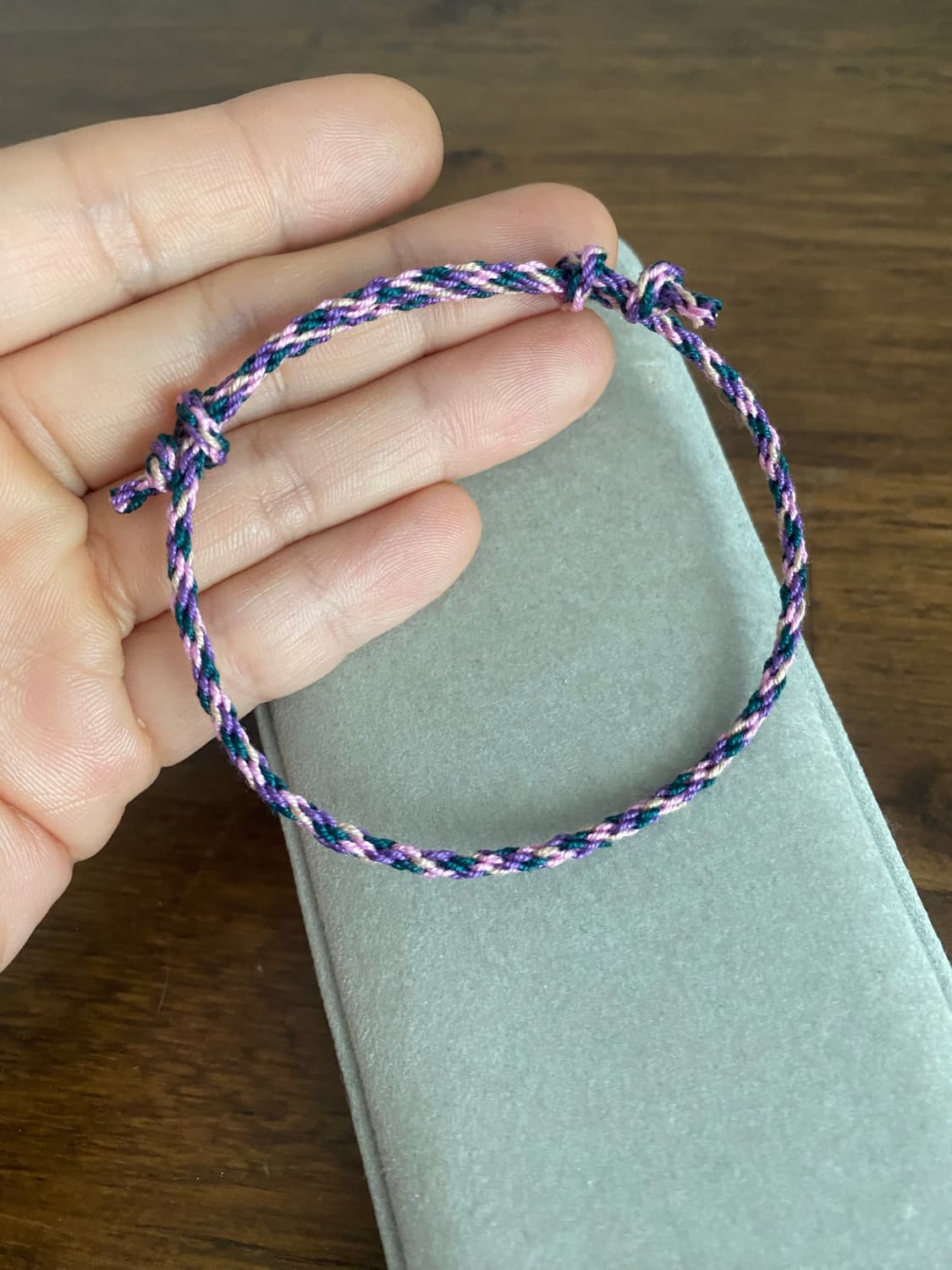 마크라메 유기농코튼 실팔찌 세트(L) 상품이미지8