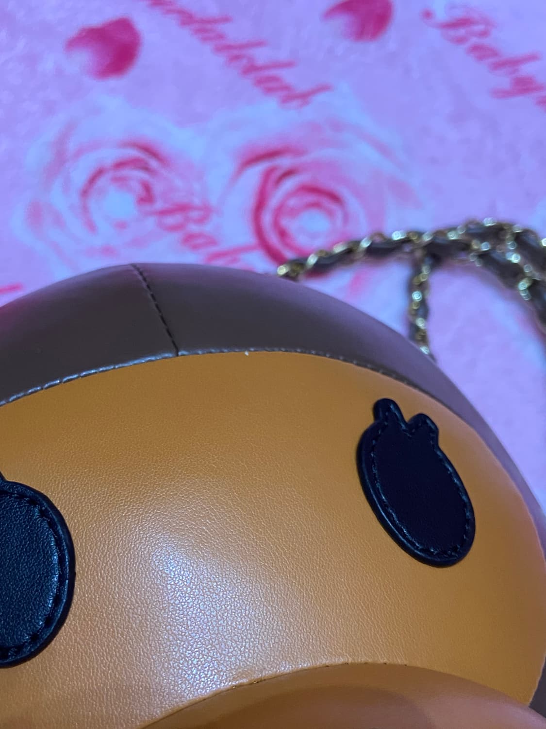 bape 베이프 베이비리사 크리스탈 스톤 플러시 돌체인 숄더백 상품이미지2