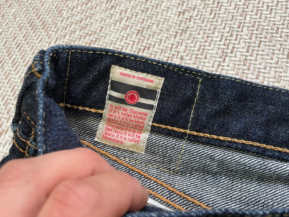 모모타로진 RM 버튼플라이 데님팬츠  J04012 상품이미지7