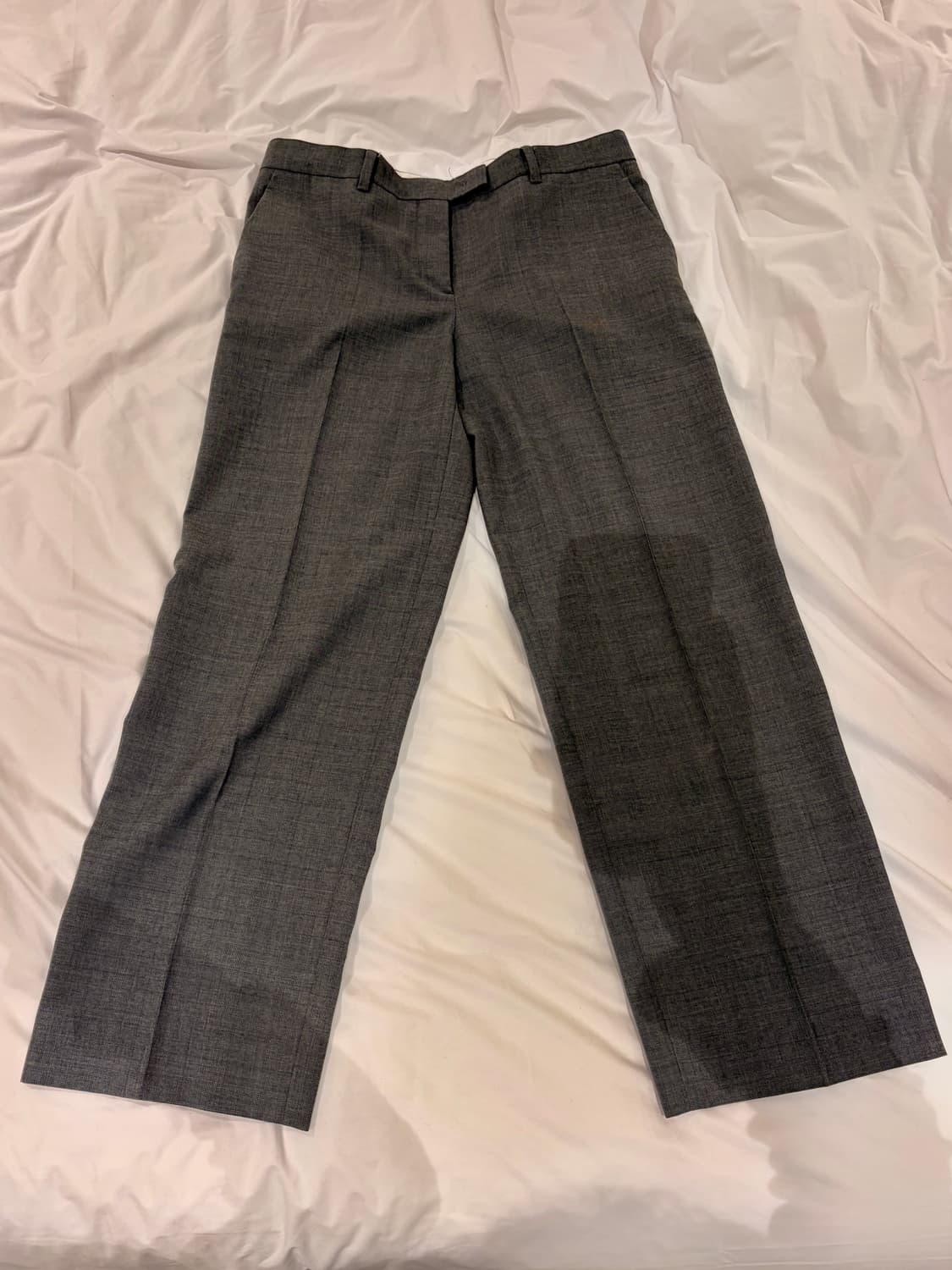 미우미우 프린스 오브 웨일즈 체크 스트레이트 바지 42 상품이미지1