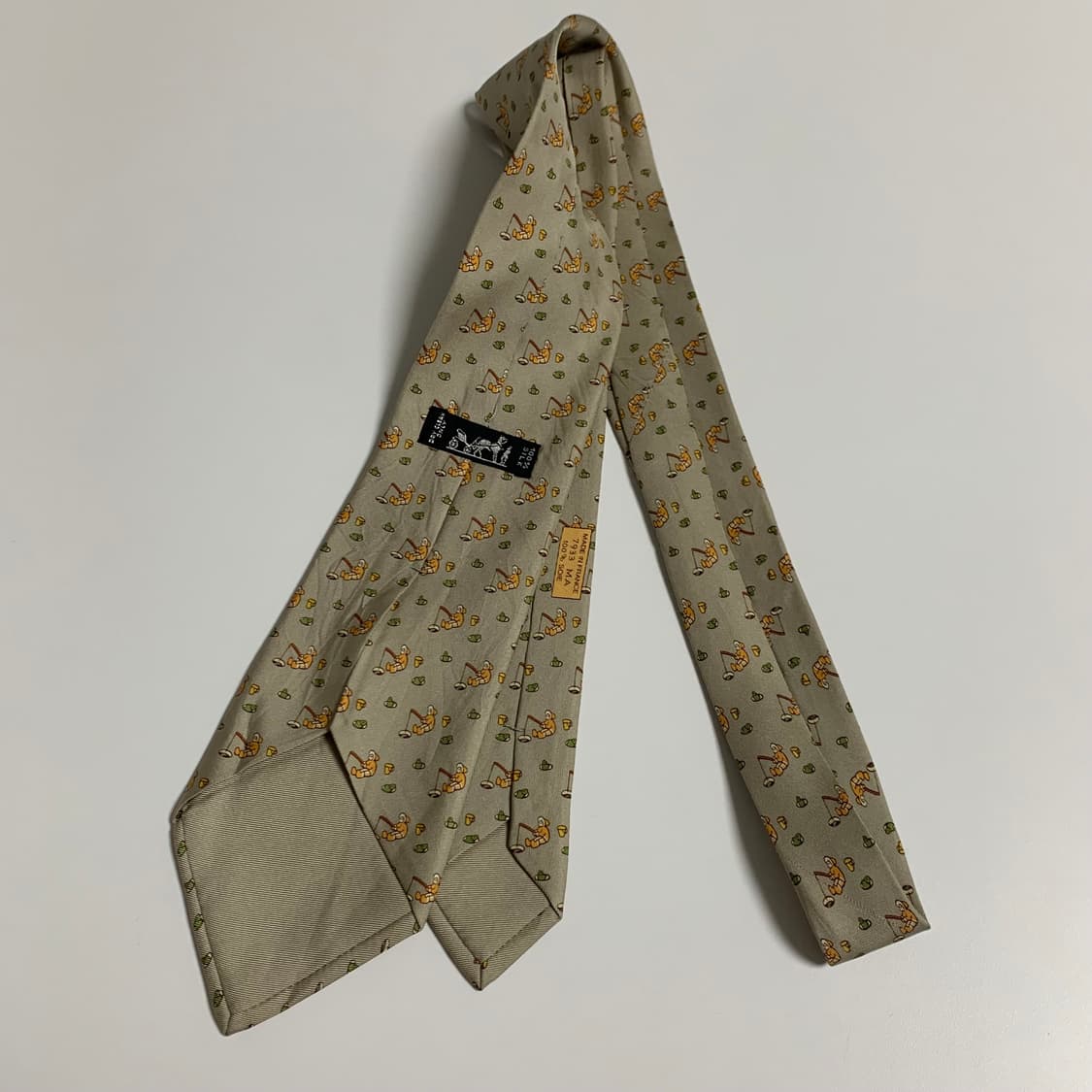 에르메스(HERMES) 명품 빈티지넥타이 A등급 9.2cm 100실크 상품이미지9